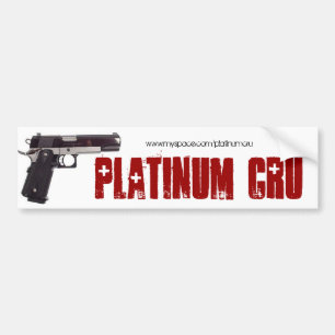 Platinum Cru Bumpersticker