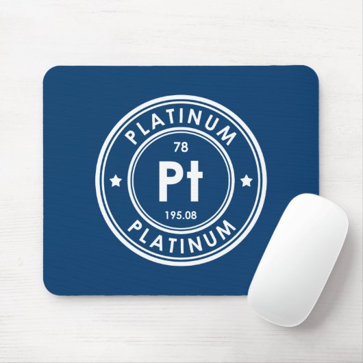 Platinum Element Blue Muismat (Met muis)