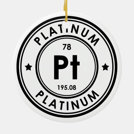 Platinum Element keramisch Ornament (Achterkant)