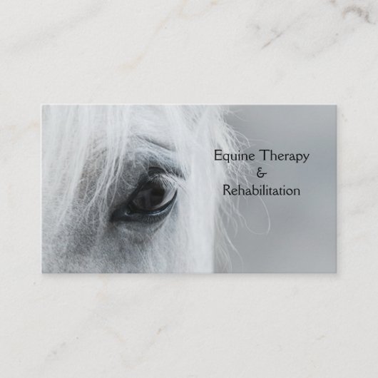 Platinum Equine Aangepaste Visitekaartjes (Voorkant)