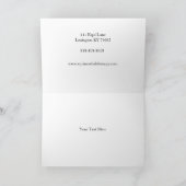 Platinum Equine Aanpasbare Vouwbare Wenskaart Kaart (Binnen)