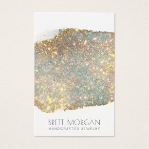 Platinum Glitter die Kaarten voor juwelenweergave Visitekaartje