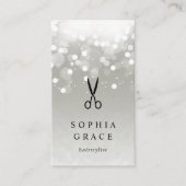 Platinum Glow Haarstylist Visitekaartje (Voorkant)