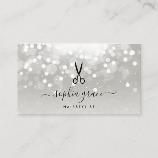 Platinum Glow Hairstylst Visitekaartje (Voorkant)