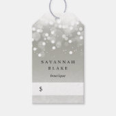 Platinum Glow Price Labels Cadeaulabel (Voorkant)