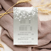 Platinum Glow Pricing & Services Flyer