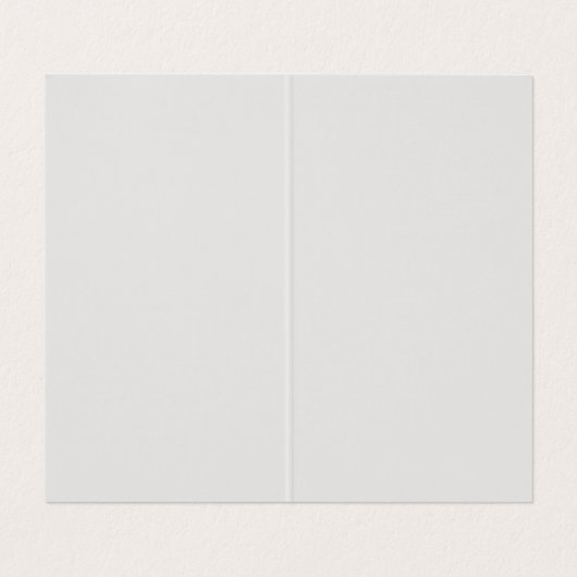 Platinum grijs minimalistisch modern hoog geperste visitekaartje (Binnenkant ongevouwen)