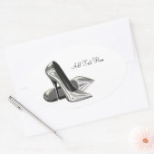 Platinum Hoge Hak Schoenen Envelope Zegel Sticker (Envelop)