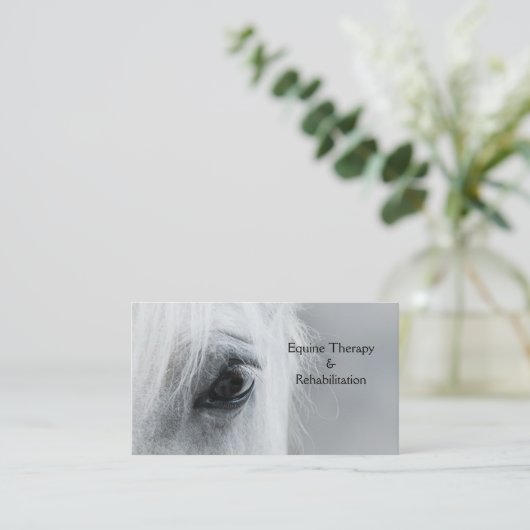 Platinum Horse personaliseert Visitekaartjes (Staand voorkant)