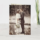 Platinum Infinity Symbol Monogram Foto Weddenschap Bedankkaart (Achterkant)