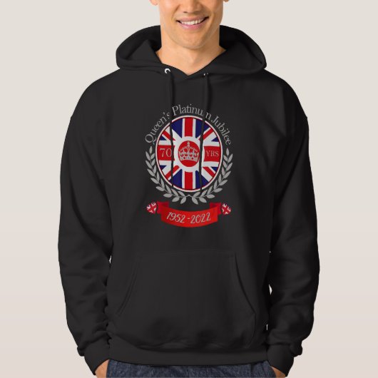 Platinum Jubilee 1952 2022 Hoodie (Voorkant)