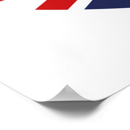 Platinum Jubilee 2022/England Flag Poster (Hoek)