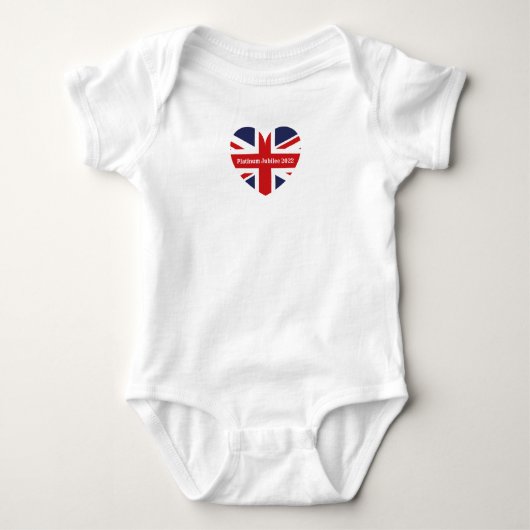 Platinum Jubilee 2022 /England Flag Romper (Voorkant)