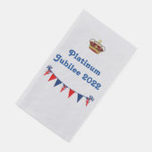 Platinum Jubilee 2022 Guest Towels Servet (Hoek)