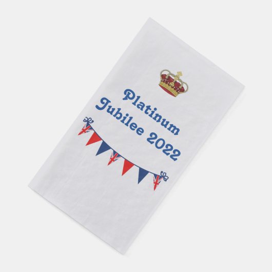 Platinum Jubilee 2022 Guest Towels Servet (Hoek)
