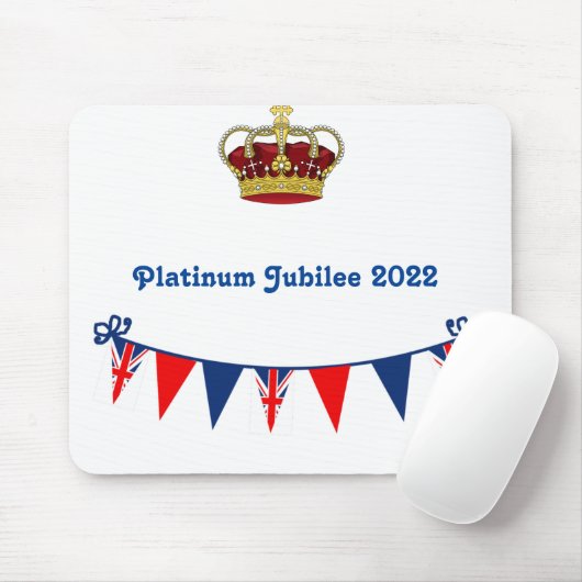 Platinum Jubilee 2022 Muismat (Met muis)