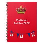 Platinum Jubilee 2022 Notitieboek (Voorkant)