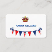 Platinum Jubilee 2022 Plaatskaartje (Voorkant)