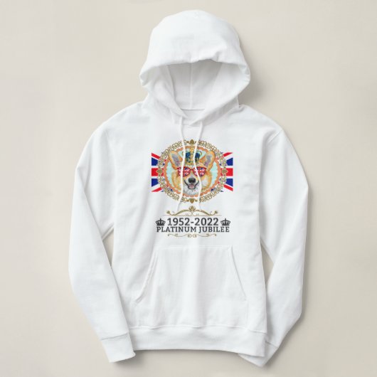 Platinum jubilee 2022 Uniefouanje voor kinderen Ju Hoodie (Design voorkant)