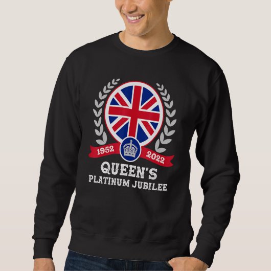 Platinum Jubilee British Queen Monarchy 70 jaar 1 Trui (Voorkant)