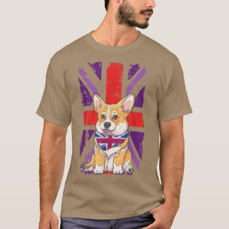 Platinum Jubilee Corgi Puppy 2022 en Uniefacter vo T-shirt
