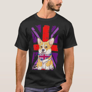 Platinum Jubilee Corgi Puppy 2022 Unie voor Jubile T-shirt