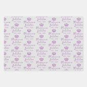 Platinum Jubilee Monarchy Wrapping Paper Sheet Set (Voorkant)