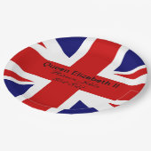 Platinum Jubilee. Papieren Bordje (Gekanteld)