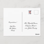 Platinum Jubilee Queen Elizabeth 70 jaar Briefkaart (Achterkant)