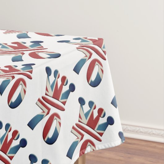 Platinum Jubilee Queen Elizabeth 70 jaar Tableclo Tafelkleed (Voorbeeld)