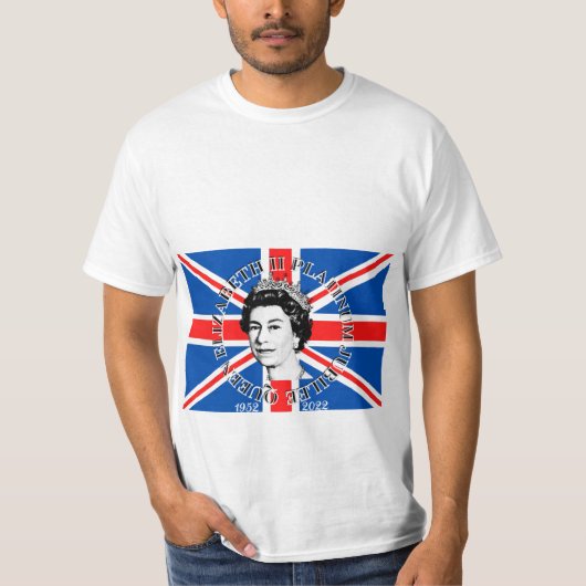 Platinum Jubilee - Queen Elizabeth II - T-shirt (Voorkant)