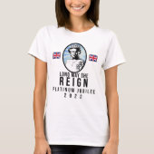 PLATINUM JUBILEE QUEEN ELIZABETH II T-SHIRT (Voorkant)