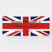 Platinum Jubilee. Spandoek (Horizontaal)