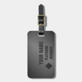 Platinum Lid Bagagelabel (Voorkant verticaal)