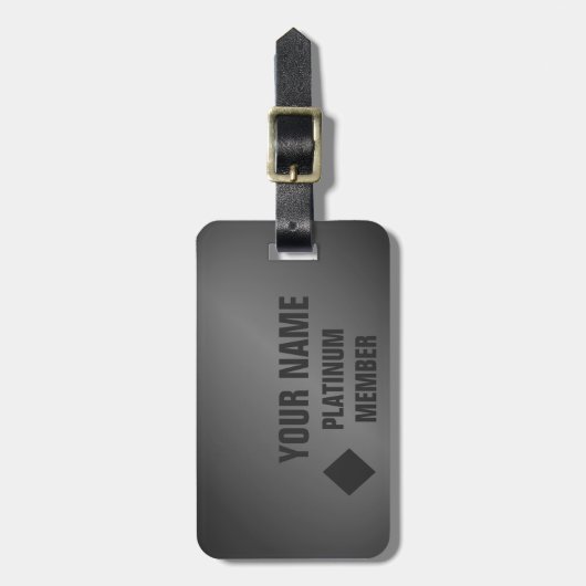  Platinum Lid Bagagelabel (Voorkant verticaal)