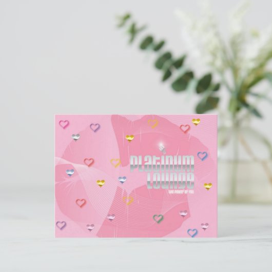 Platinum Lounge Briefkaart (roofdieren) (Staand voorkant)