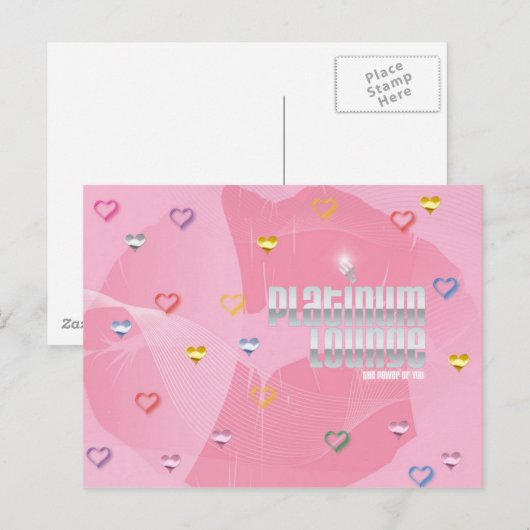 Platinum Lounge Briefkaart (roofdieren) (Voorkant / Achterkant)