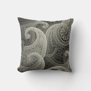 Platinum Paisley Timeless Pattern Kussen