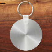 Platinum Radial Metallic Script Name Sleutelhanger (Achterkant)