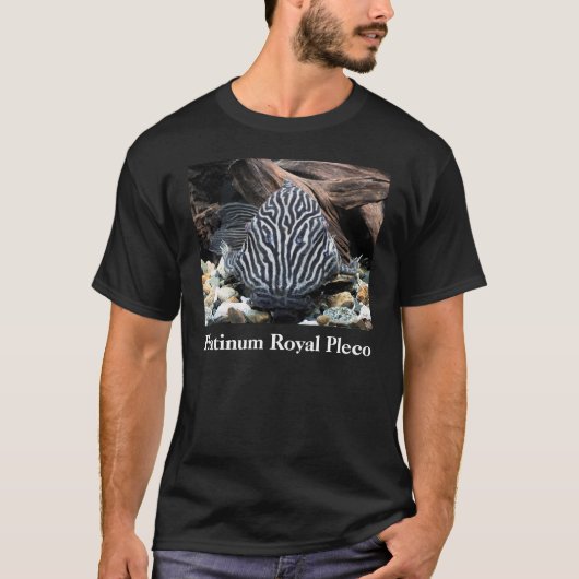Platinum Royal Pleco , Panaque niglolineatus T-shirt (Voorkant)