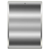 Platinum Silver Shine Elegant Glam Gepersonaliseer Klembord (Achterkant)