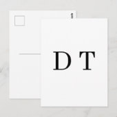 Platinum Spiegelgravure – Ultra‑Clean Luxe Briefkaart (Voorkant / Achterkant)