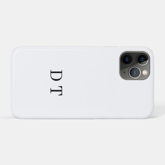 Platinum Spiegelgravure – Ultra‑Clean Luxe Case-Mate iPhone Case (Achterkant (horizontaal))