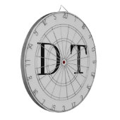 Platinum Spiegelgravure – Ultra‑Clean Luxe Dartbord (Voorkant Links)