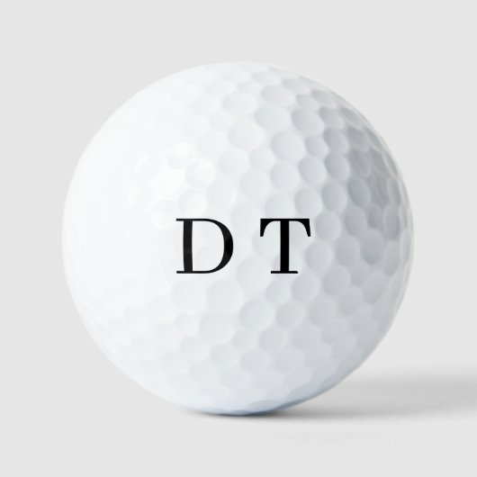 Platinum Spiegelgravure – Ultra‑Clean Luxe Golfballen (Voorkant)