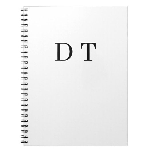 Platinum Spiegelgravure – Ultra‑Clean Luxe Notitieboek (Voorkant)