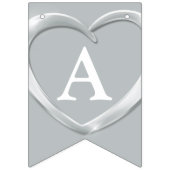 Platinum trouwdag 70e foto bunting vlaggetjes (Derde vlag)