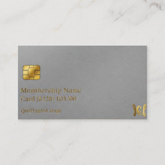 Platinum Visitekaartje Custom (Achterkant)