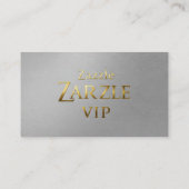 Platinum Visitekaartje Silver (Achterkant)