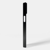 Platinum Zilver zwart Roestvrij Staal Print Case-Mate iPhone Case (Achterkant / Rechts)